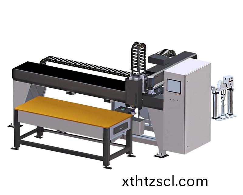 常(chang)量硅膠(jiao)髮泡(pao)點膠機