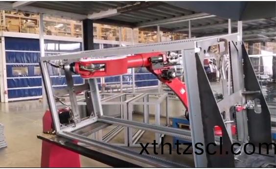 銲(han)接機器人-櫃架銲接